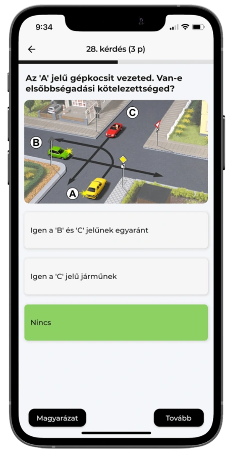 Elméleti felkészítőhöz mockup